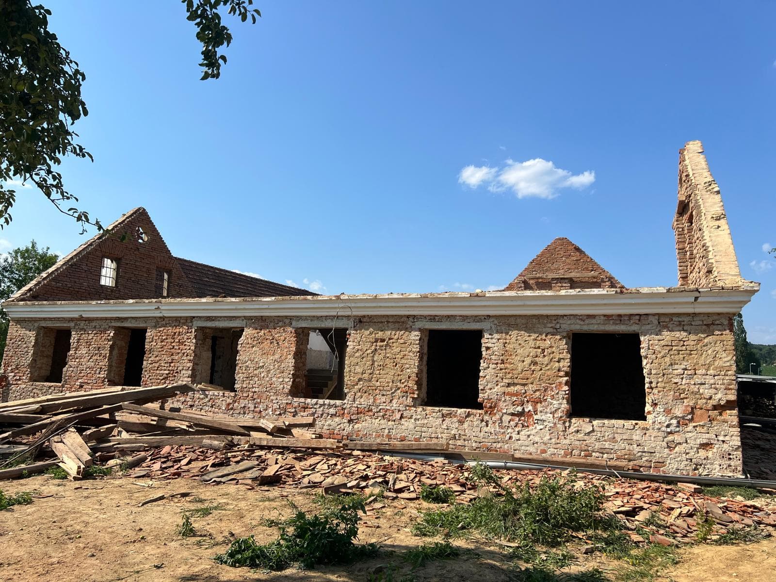 Gebäude vor der Sanierung